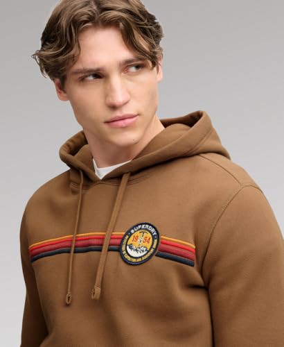 Superdry Homme Sweat à Capuche Outdoors Stripe Logo Coupe Décontractée - vue 5
