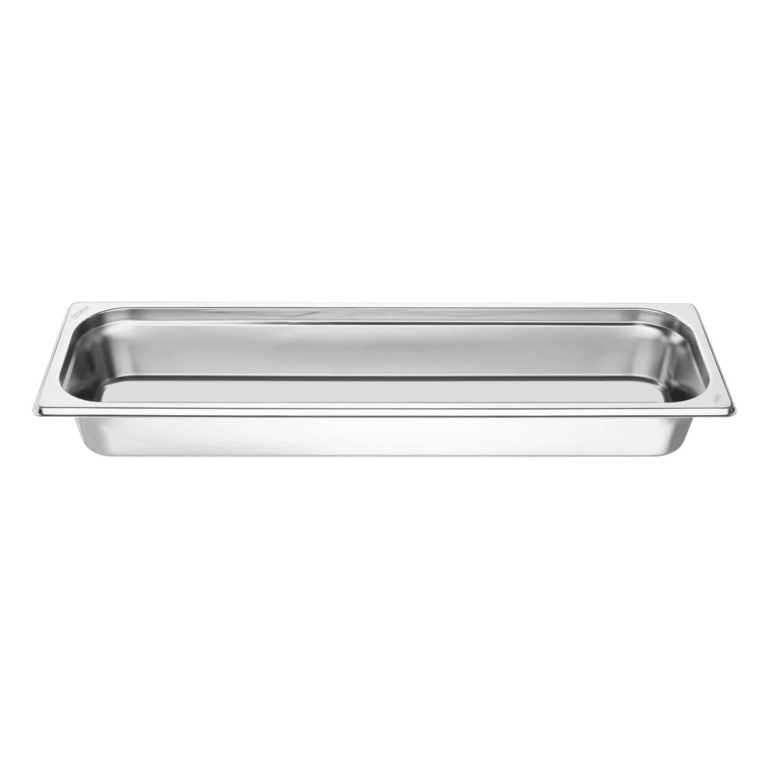 Vogue Stainless Steel Gastronorm Tray, GN 2/4 65mm