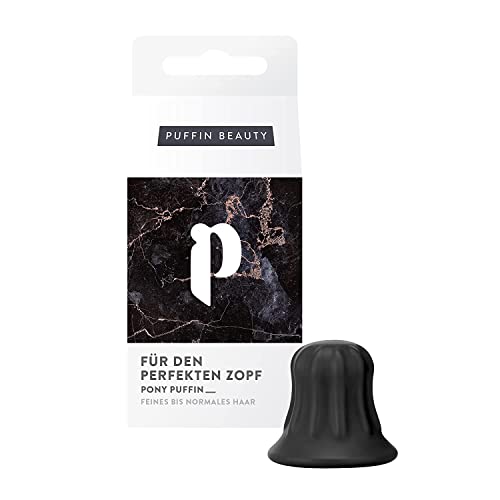 pony puffin ONYX | Für den perfekten Zopf voller Volumen & Halt - Made in Germany | Latexfrei & vegan… – Ansicht 1