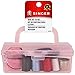 Price comparison product image Singer Cute Tool Box Sewing Kit, Pink, 2.75" x 1.95" x 4.5"