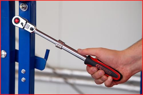 KS Tools 914.1220 1/2\ SlimPOWER Teleskop-Gelenk-Umschaltknarre, 72 Zahn
