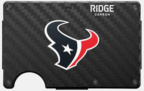 Ridge Wallet - Houston Texans - Carbon Fiber 3k