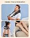 COMFIER Kabelloses Nackenmassagegerät mit Wärme, 4D Kneten Nacken und Schulter Massagegerät, Shiatsu Nacken Rückenmassagegerät Kissen, 2 Heizstufen, Geschenke für Mama Papa