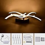 TYCOLIT LED Ceiling Light, Elegant Curved Design Ceiling Lights, 4 Built-in LED Boards, 24W 2400 Lumen, Warm Light 3500K, Modern Ceiling Fixture for Living Rooms, Bedrooms and Corridor - Image 3