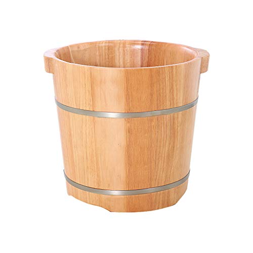Spa de pies de madera maciza con masaje y aromaterapia miniatura 1