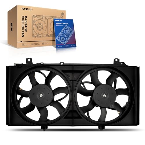 KAX Engine Radiator Cooling Fan, Compatible with 2010-2011 Camaro, Replace # 622350, 92218320, 92218321, 92237366, 92218317, 92218318, 92218319