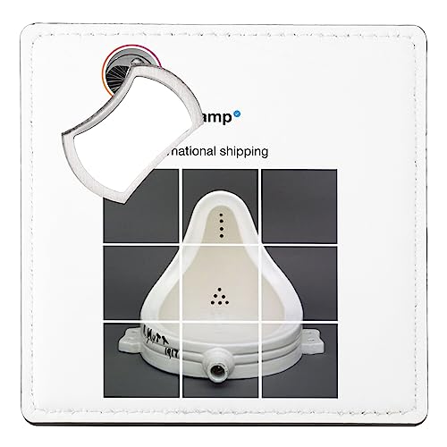 Sottobicchiere Apribottiglie - Marcel Duchamp Social Networks Pittura Pittore Arte Contemporanea - 1 unità (92 x 92 mm)