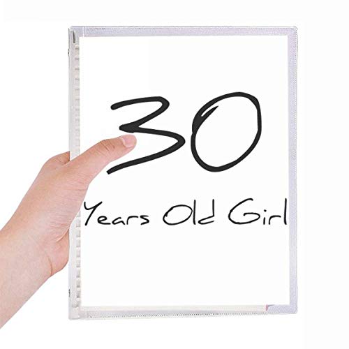 Cahier de 30 ans à spirale pour confier ses secrets et souvenirs d'enfance