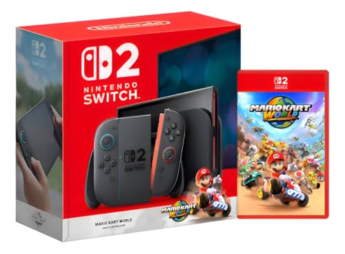 Nintendo Switch 2 Y Juego Fisico Mario Kart World Bundle (Internacional)