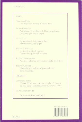 Philosophia. Bollettino Della Società Italiana Di Storia Della Filosofia (2012) (Vol. 6) - 2