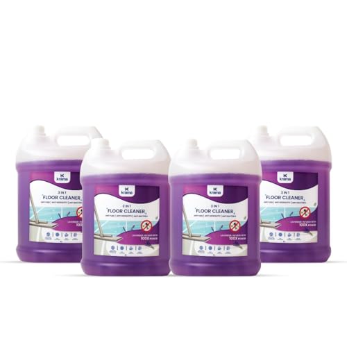 Image of Krama 3 in 1 Anti Flies, Anti Mosquito & Anti Bacteria Disinfectant Floor Cleaner 20Ltr Pack | Lavender Infused | Eco-Friendly, Biodegradable & Paraben Free Germs Protection Floor Cleaner Big Pack
