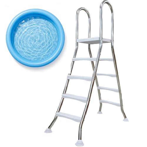 Escalera para Piscina de Pared, 4 Peldaños Doble Cara miniatura 1