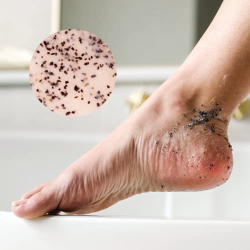 Bare August Foot Scrub - Pure & Natural Exfoliating Treatment - Soothes Skin, Softens Calluses, Eases Dry Cracks, Removes Dead Skin For Soft, Smooth Feet - Pedicure Care For Women & Men - 3.4 Fl Oz #TOP2