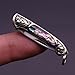 Epichao Miniature Gadgets Portable EDC Mini Folding Pocket Knife Abalone Shells Handle Micro Knife Tiny Pocket Knife Collection