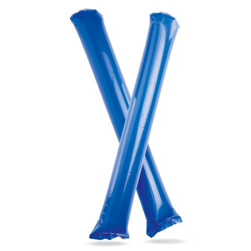 Deseret Deals Thunder Sticks Blue Inflatable Noisemakers (2 pairs) New