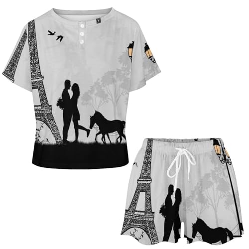 Ensemble de pyjama pour femme élimine la chaleur nocturne - 4