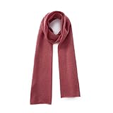 GreenMount Women's Scarf 100% Cashmere Knitted Scarf Shawl Plant Dyeing Warm Soft for Fall Winter Wo
