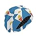 Saint Martin Flag Satin foderato Sleep Cap Beanie Slap Cappello per le donne