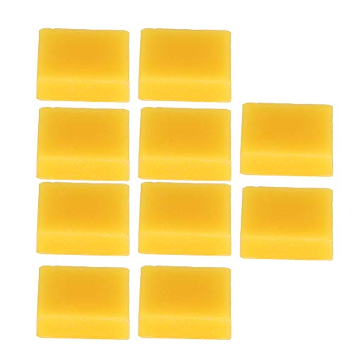 CHICIRIS Cera de Abejas Natural, Hilo de Mantenimiento de Cuero, Pulsera, Cera de Pulido para Muebles, 10 Uds.