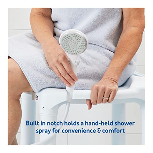 Carex Universal Bath Seat And Shower Chair - Bath Chair Supports Up To 400 Pounds - Adjustable Height Shower Bench, Plastic Stool For Shower, Shower Seat #TOP5