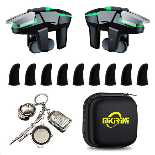 Mikirini 13 in 1 PUBG Mobile Phone Controller Combo L2R2 4 Gaming Triggers