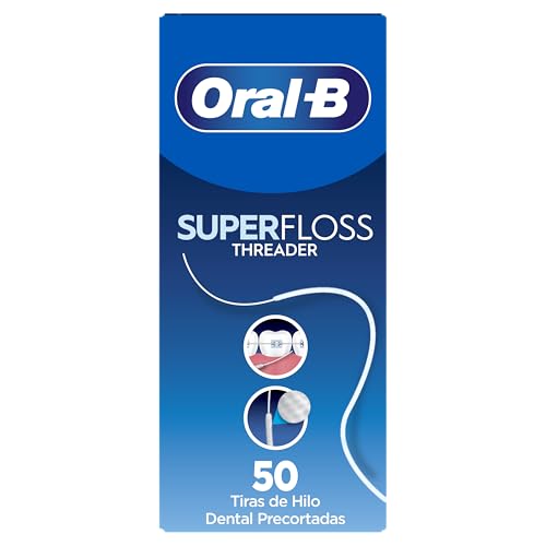 Oral-B Hilo dental Superfloss, 50 unidades, 12 paquetes de 50 unidades