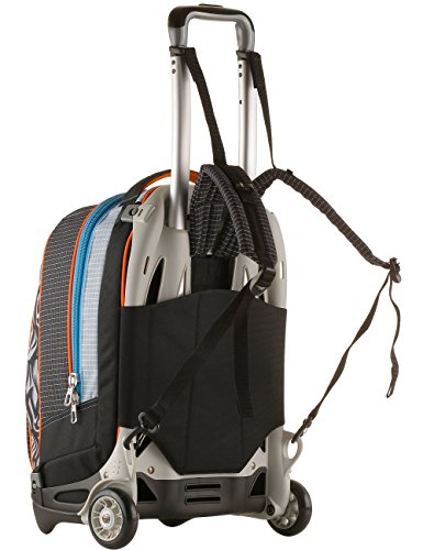 Trolley Seven New Jack noir lavable pour éviter le cartable lourd - 4