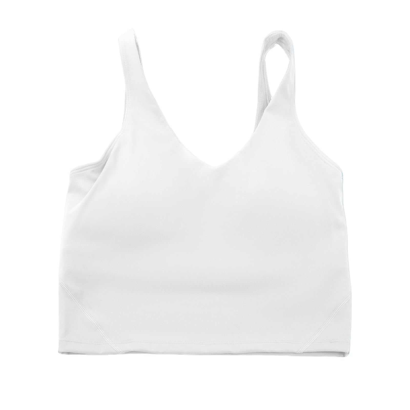 Sujetador Yoga Deportes En Forma De U Espalda Fitness Correr Respirable Secado Rápido Mujeres Sujetador-White-l-8