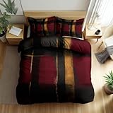 Parure de lit : 1 housse de couette 140 x 200 cm et 2 taies d’oreiller 65 x 65 cm. Cette housse de couette imprimée est idéale pour décorer votre chambre, chambre d’amis, maison de vacances ou dortoir