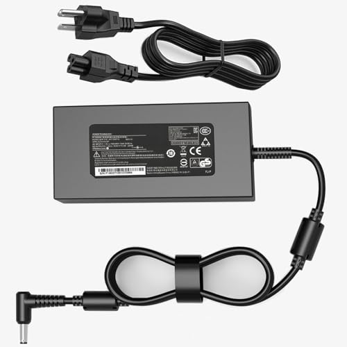 230W Charger Fit for Gigabyte AORUS 15 17 15P 15G 17G XD YD YC A5 X1 YD Aero 5 15 15S 16 X16 17 OLED KB KC KD YD XE5 XE54 YE4 YE5 GIGABYTE G7 G6 G5 G6X A7 A5 Gaming Laptop A12-230P1A A17-230P1A