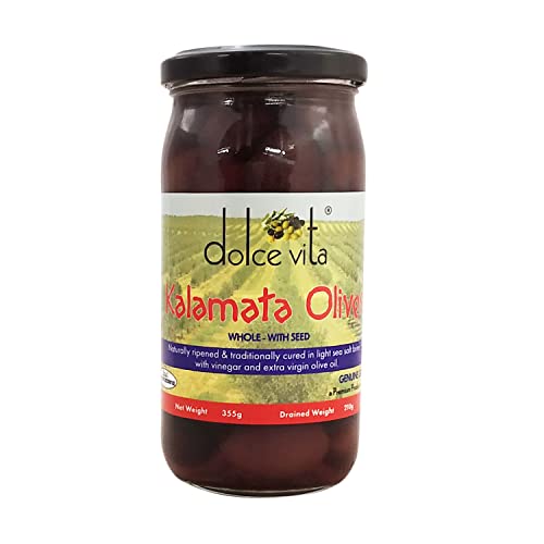 Image of Dolce Vita Whole Kalamata Olives in Brine, 210g
