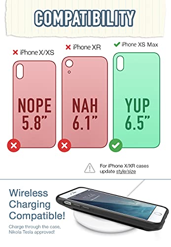Image of Smartish iPhone Xs Max Wallet Case - Wallet Slayer Vol. 2 [Slim Protective Kickstand] Credit Card Holder for Apple iPhone 10S Max (Silk) - Flavor of The Month