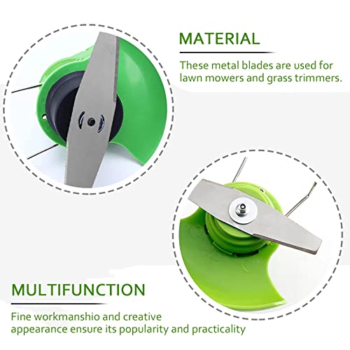 Cordless Electric String Trimmers Metal Blade,4 Pcs Electric Grass Trimmer Blade Edger Lawn Tool Accessory For Cordless String Trimmer Electric Weed Eater Battery Powered Weed Wacker Brush Cutter #TOP2