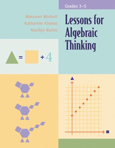 Buy Lessons for Algebraic Thinking, Grades 3-5 (Lessons for Algebraic Thinking Series) — BookShops.in