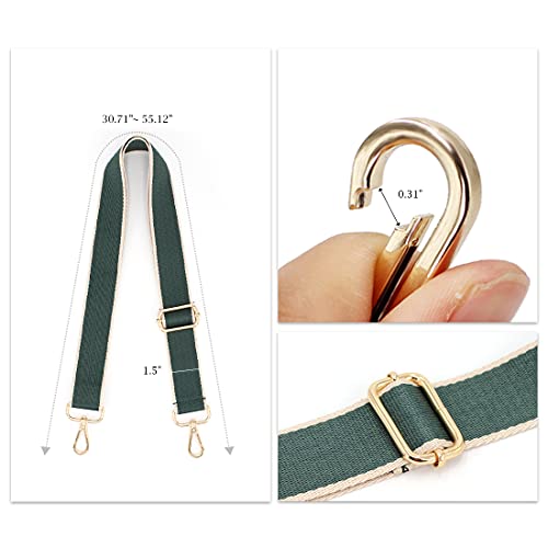 Image of TANOSII Wide Purse Strap Adjustable Replacement Shoulder Crossbody Strap Handbag Strap