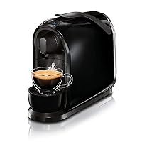 Tchibo Cafissimo „Pure“ Kaffeemaschine Kapselmaschine für Caffè Crema, Espresso und Kaffee, Schwarz – Ansicht 1