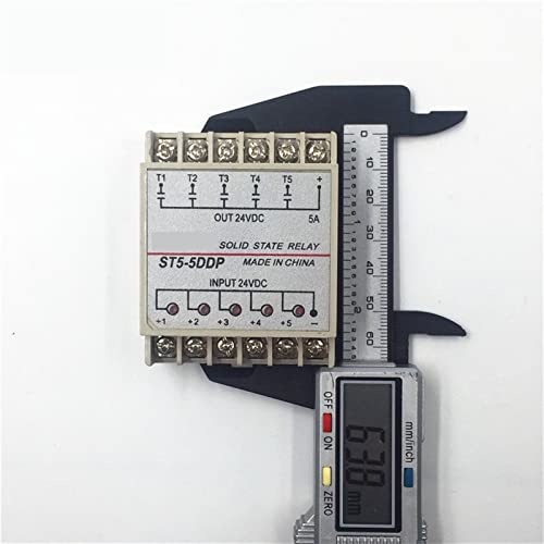 SSR 5 canaux quintuple avec sortie 24VDC pour commutation silencieuse et rapide PLC