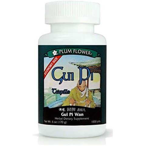 Gui Pi (Gui Pi Wan) Economy Size,1000 Ct, Plum Flower 6.0 Oz Cover