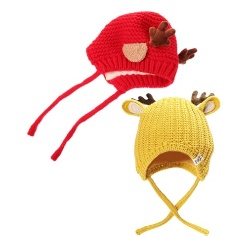 Gorro de reno Mikikit: Proteja a su bebé del frío invernal con este tierno punto de Navidad
