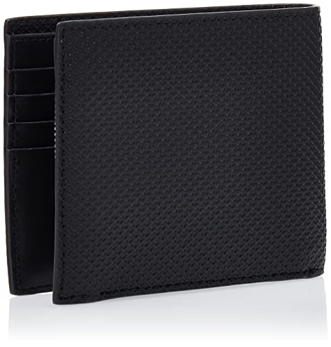 Image of Lacoste Men's Chantaco Billfold With Zip Card Holder Wallet, Black, One Size