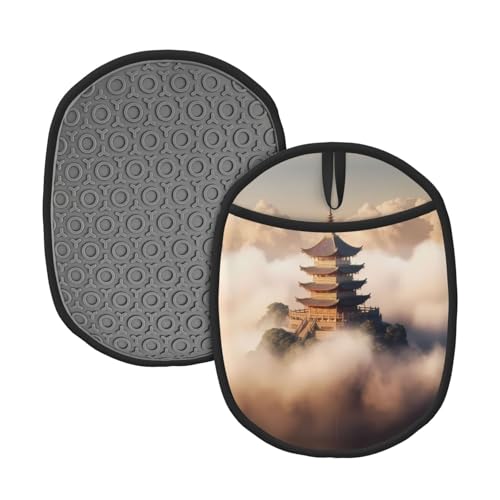 Castles in Spain - Alfombrilla de silicona para ollas, 2 unidades, para mesa de cocina, picnic al aire libre, olla caliente (1-2 piezas opcionales)