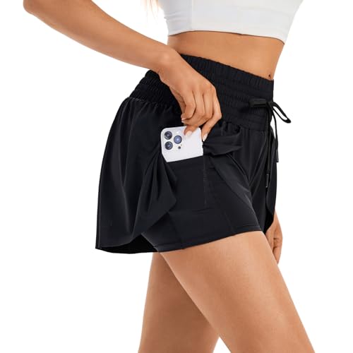 Blaosn Flowy Running Shorts for Women Gym Yoga Workout Athletic Tennis Golf High Waisted with Pockets Cute Clothes Summer4