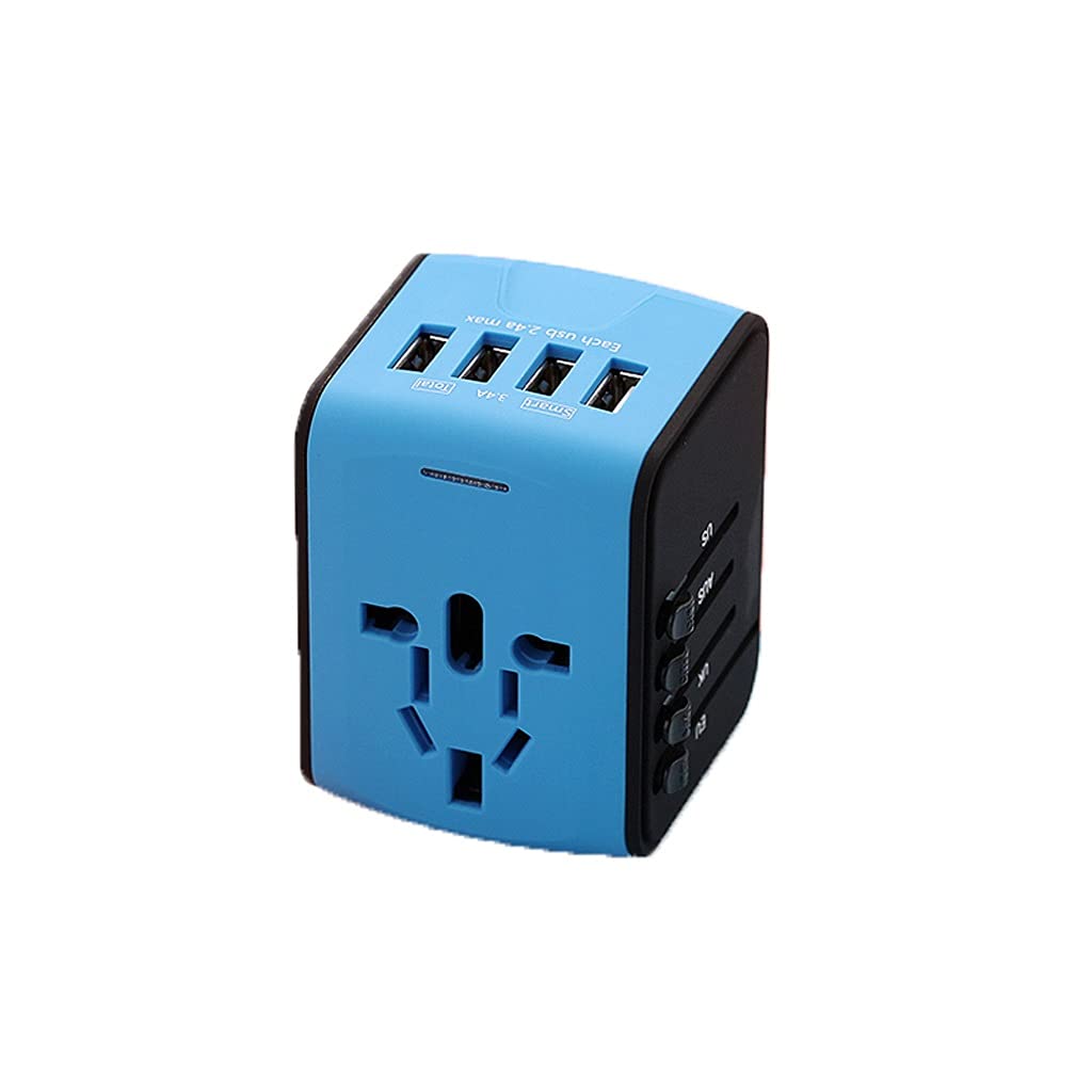 Enchufe Internacional Adaptador Viajes portátil Consigue International Socket Converter, Adaptador de Viaje Mundial, Adaptador de Viaje Universal Adaptador de Corriente