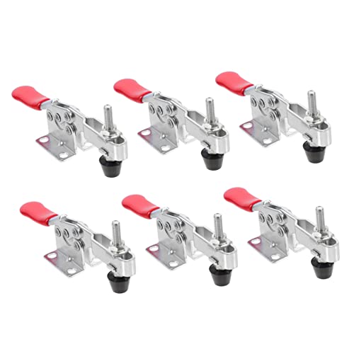 Uonlytech 10 Uds Clip De Posicionamiento Abrazadera Rápida Abrazadera De Palanca Horizontal Abrazaderas De Palanca Rápida Abrazadera Ajustable Herramienta De Ayuda De Sujeción Fija