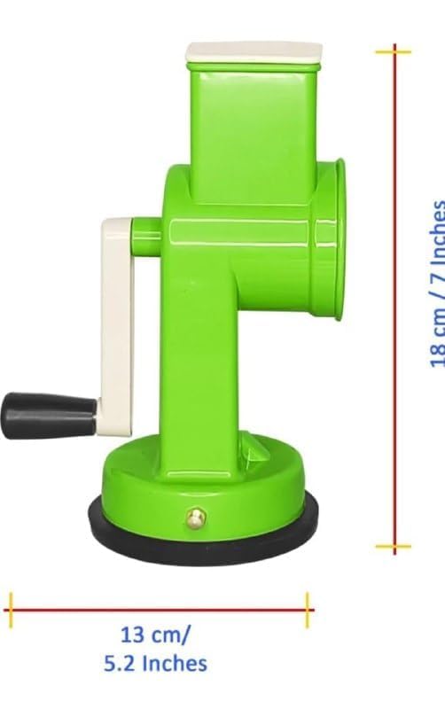 Image of 2-in-1 Badam Slicer & Dry Fruit Grater | Manual Nut & Vegetable Cutter | Stainless Steel Blades | Cheese, Fruits, Almonds, Cashew, Pistachio Chopper | Handheld Multi-Cutter Tool