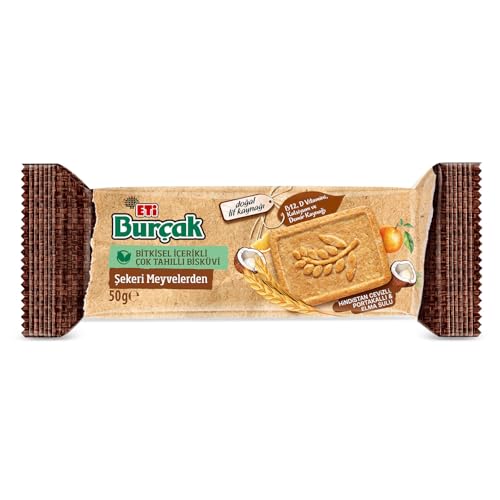 Eti Burçak Bisküvi Şekeri Meyvelerden 50 g