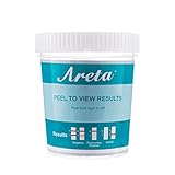 Areta 5 Panel Instant Urine Test Cups - Testing 5 Urinary Drug Metabolites Highly Sensitive Home Testing Kit Over The Counter Use - #ACDOA-754 10 Pack