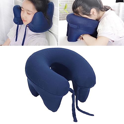 Lquminesque Oreiller de Cou Gonflable en Forme de U, Support Cervical de Voyage Portable avec Housse en Soie Lait, Conception Ergonomique adaptée à la Courbe cervicale pour Le Sommeil au – vue 4