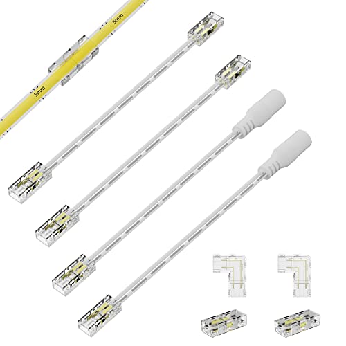 Tira LED COB 5mm 5m 2700K Blanco cálido 504 LEDs/m miniatura 7