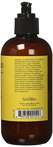 Image of The Naked Bee Nourishing Body Lotion for All Skin Types (8 fl oz) Moisture Replenishing Lotion for Dry Skin Unscented